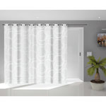 SOLEIL D'OCRE Voile à oeillets baie vitrée 280x250 CIRCLE, par Soleil d'Ocre