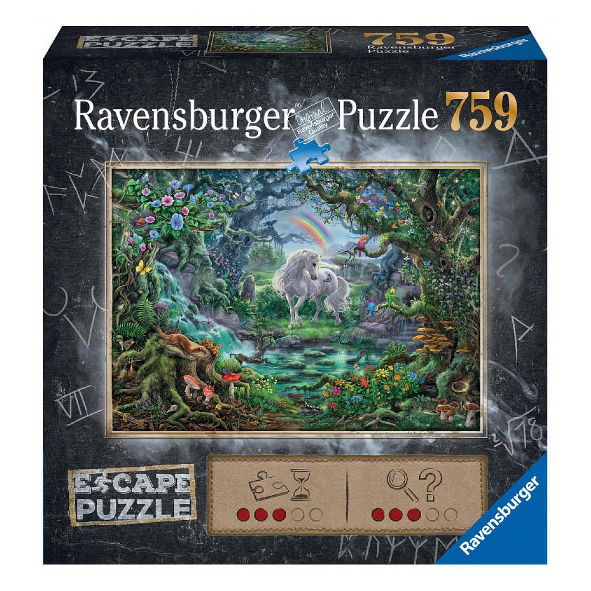 RAVENSBURGER Escape puzzle - la licorne