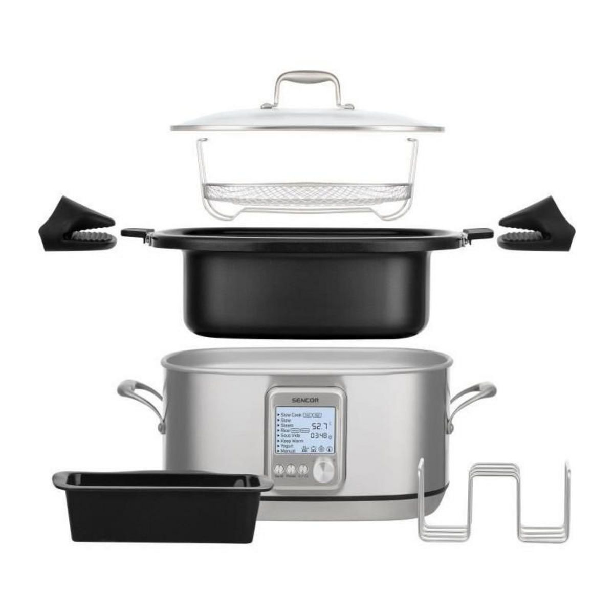 SENCO Mijoteuse - SENCOR - SPR 7200SS - 1250 W - 7 L - Argent