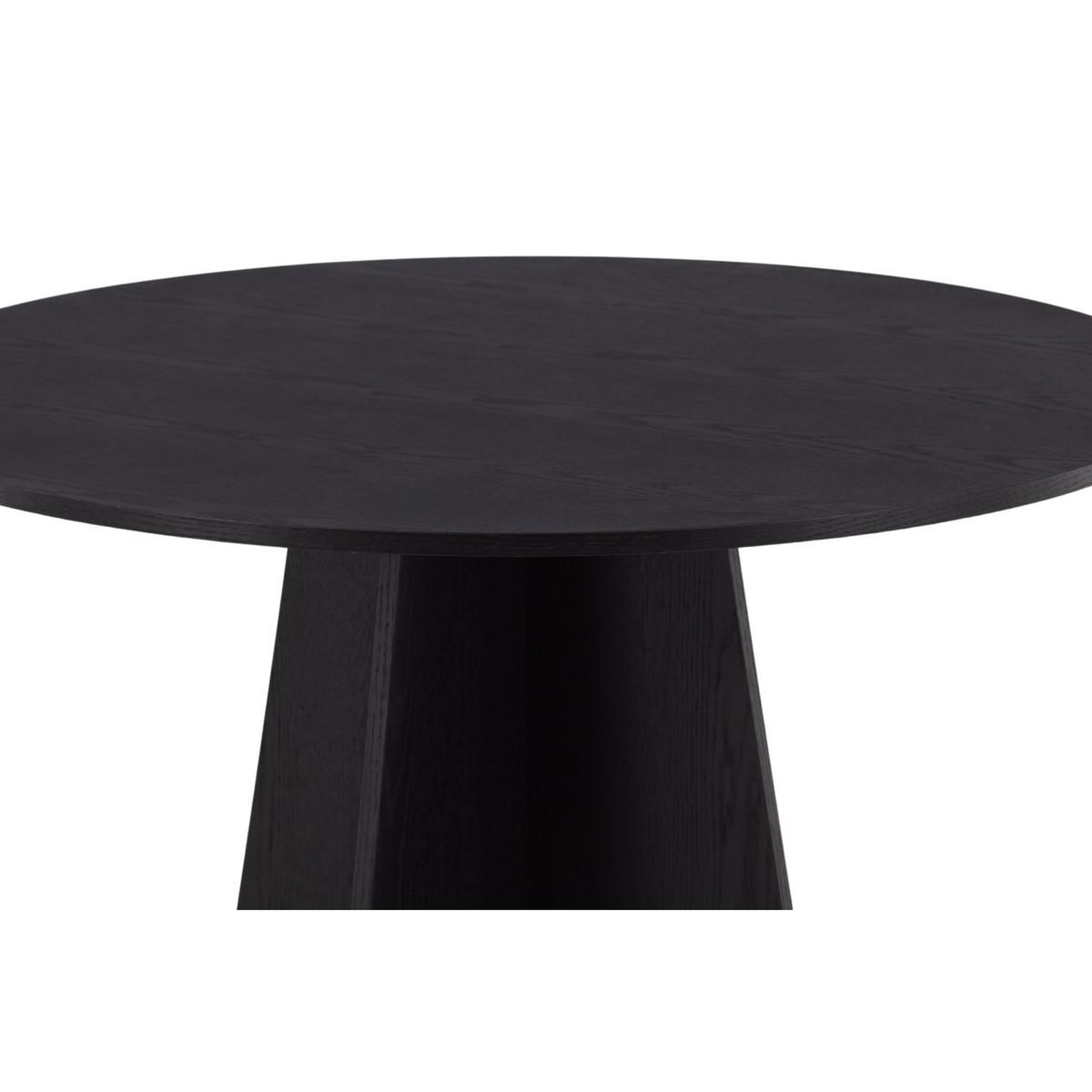 Voir la diapositive 3 : Paris Prix Table à manger ronde  bootcut  110cm noir