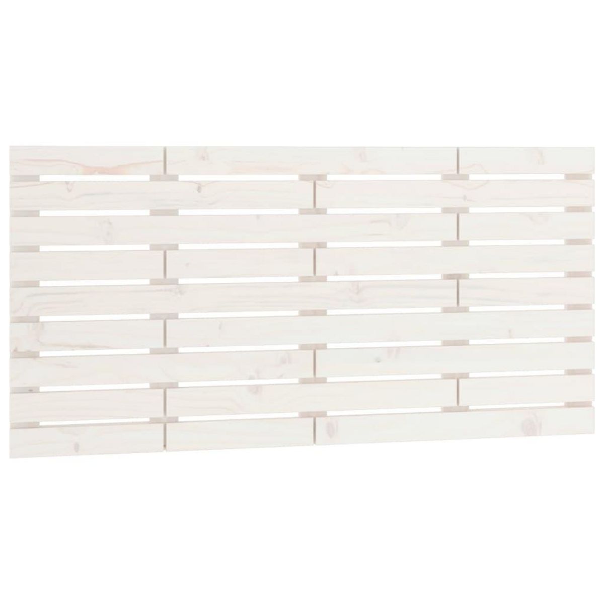 VIDAXL Tete de lit murale Blanc 156x3x63 cm Bois massif de pin