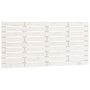 Voir la diapositive 2 : VIDAXL Tete de lit murale Blanc 156x3x63 cm Bois massif de pin