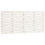 Voir la diapositive 2 : VIDAXL Tete de lit murale Blanc 156x3x63 cm Bois massif de pin