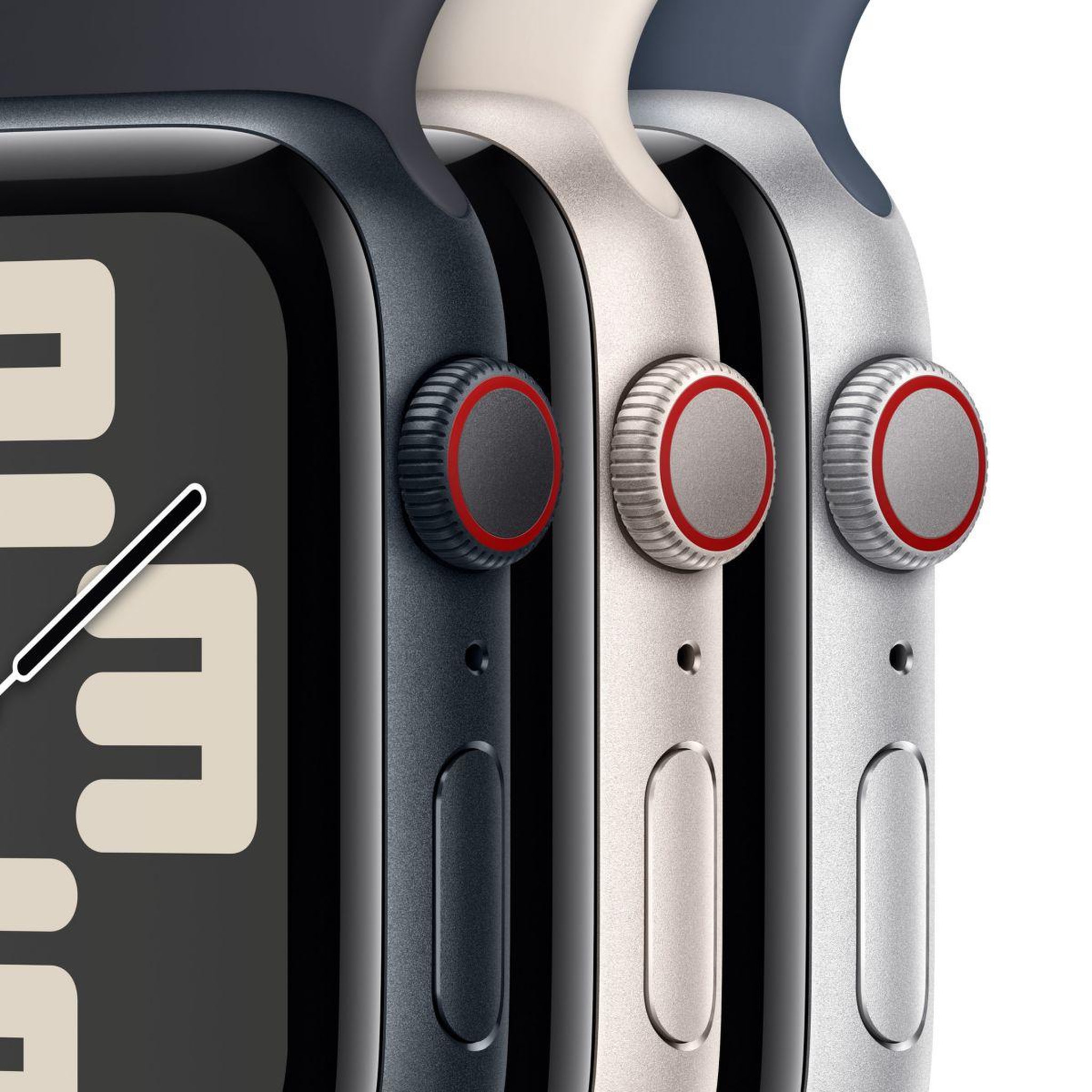 Voir la diapositive 3 : APPLE Montre connectée SE 40mm Alu/Argent Bleu Orage S/M cellular 2023