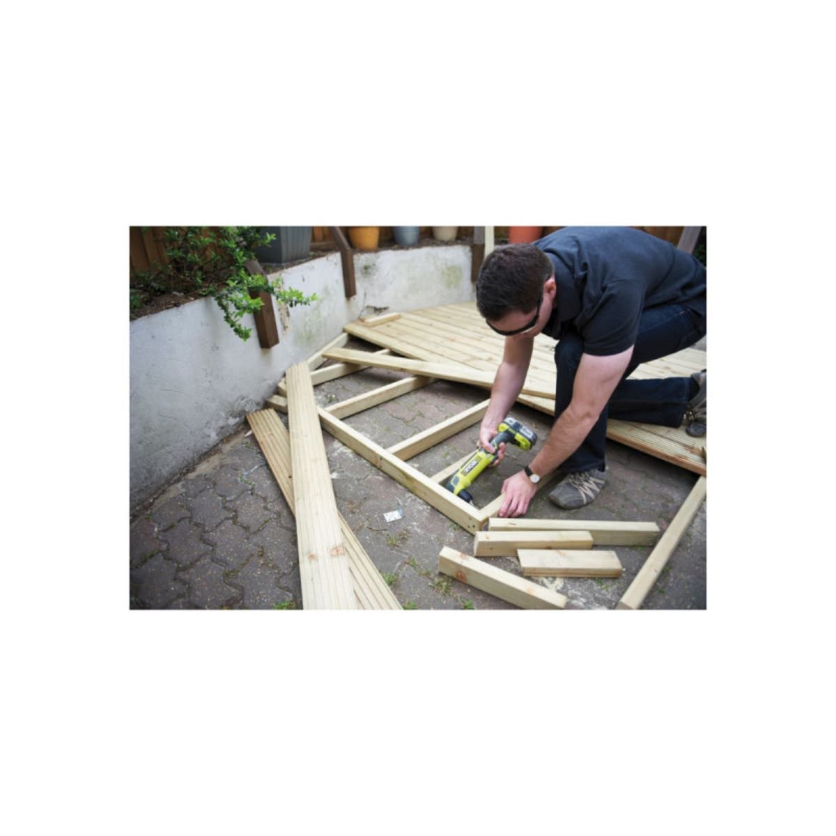 Ryobi Perceuse-visseuse d'angle RYOBI 18V One+ sans batterie ni chargeur RAD1801M