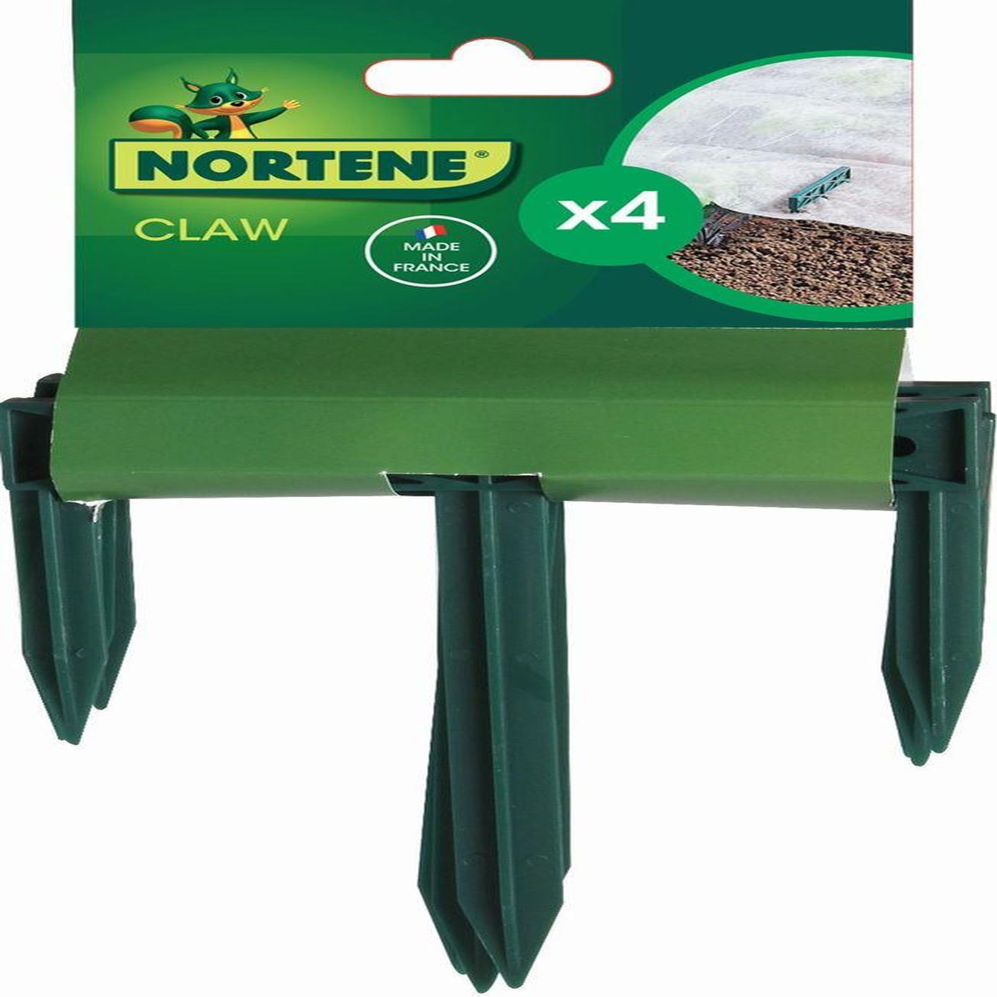 Nortene 4 griffes de fixation  Claw  pour voile et film de protection