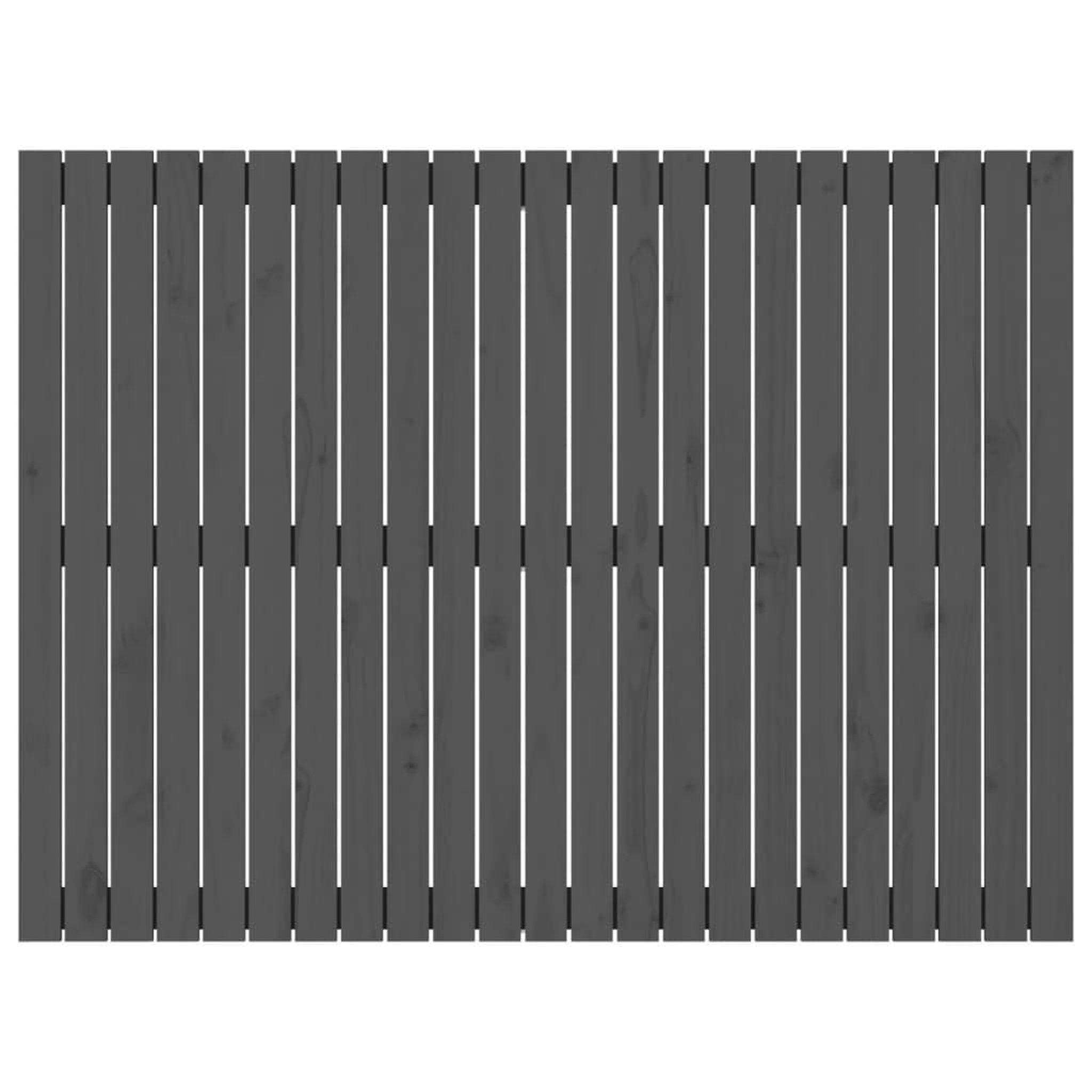 Voir la diapositive 4 : VIDAXL Tete de lit murale Gris 146,5x3x110 cm Bois massif de pin