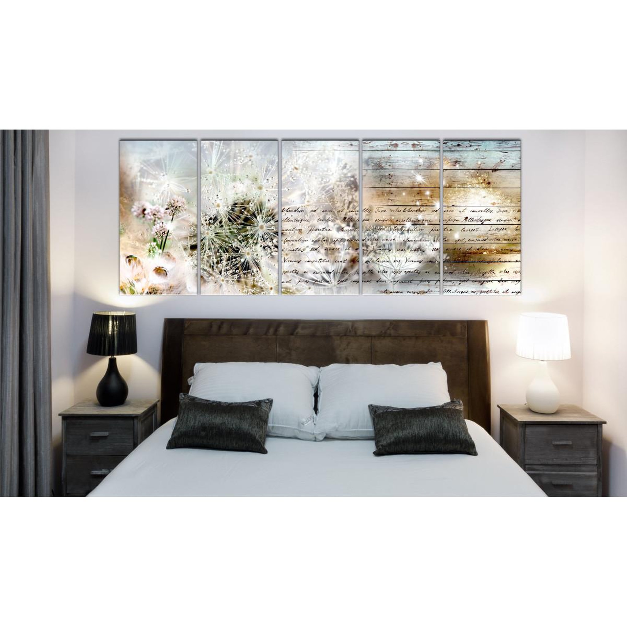 Voir la diapositive 2 : Paris Prix Tableau Imprimé  Abstract Dandelions I