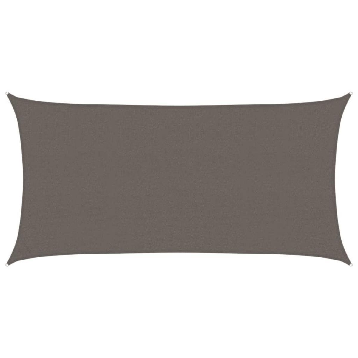 VIDAXL Voile d'ombrage 160 g/m^2 Anthracite 2,5x5 m PEHD