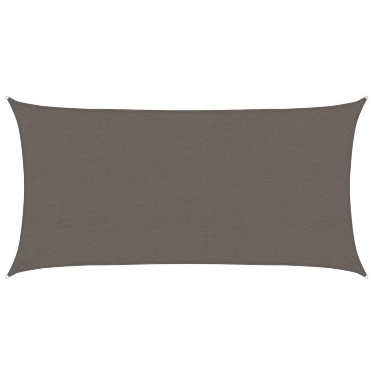 VIDAXL Voile d'ombrage 160 g/m^2 Anthracite 2,5x5 m PEHD