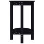 Voir la diapositive 5 : VIDAXL Table basse Noir Ø 40x60 cm Bois massif de pin