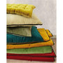 Voir la diapositive 2 : Vent du sud Coussin velours de coton garni  Isilde  45 x 45 cm Vent du sud
