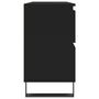 Voir la diapositive 6 : VIDAXL Armoire de salle de bain noir 80x33x60 cm bois d ingénierie