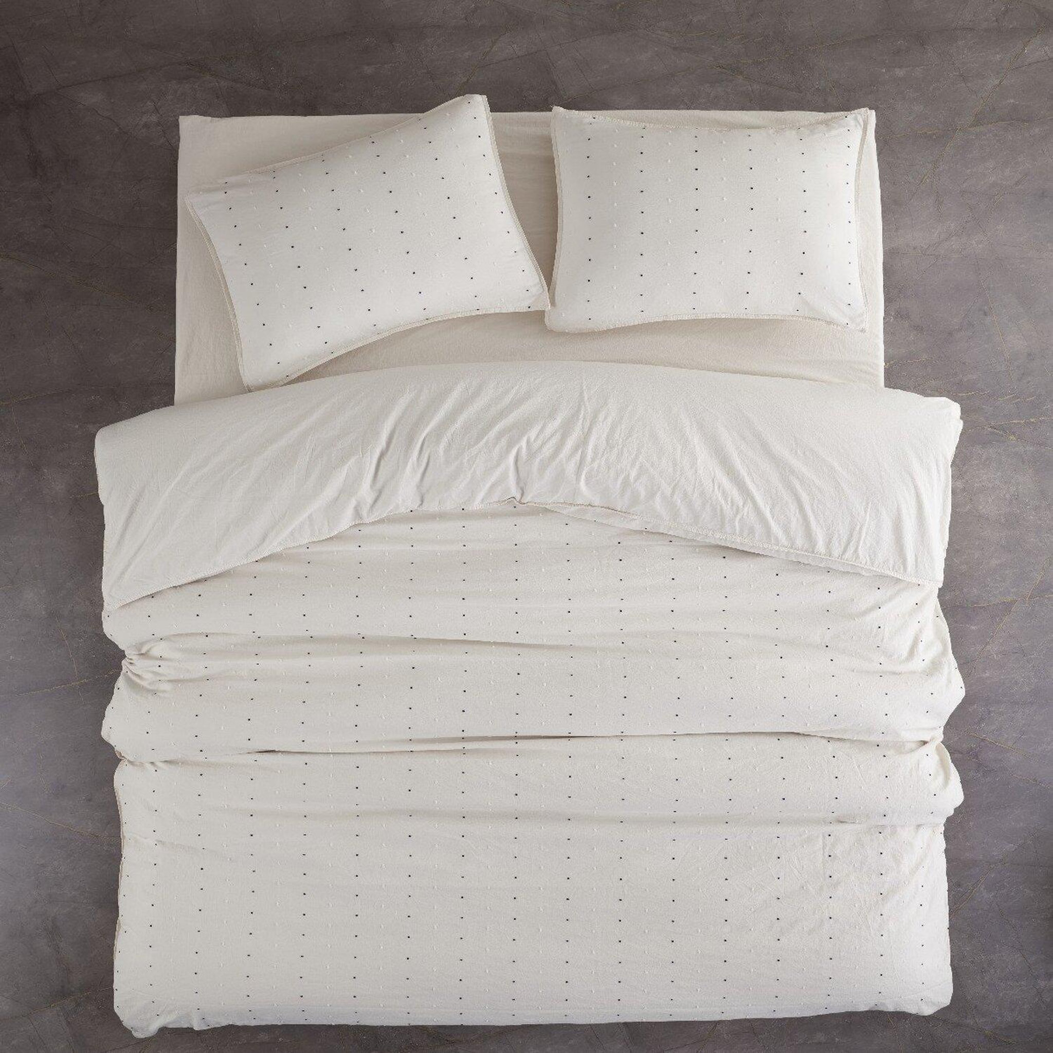 Home collection Parure housse de couette avec taie(s) 100 % coton Encorte. Coloris disponibles : Multicolore