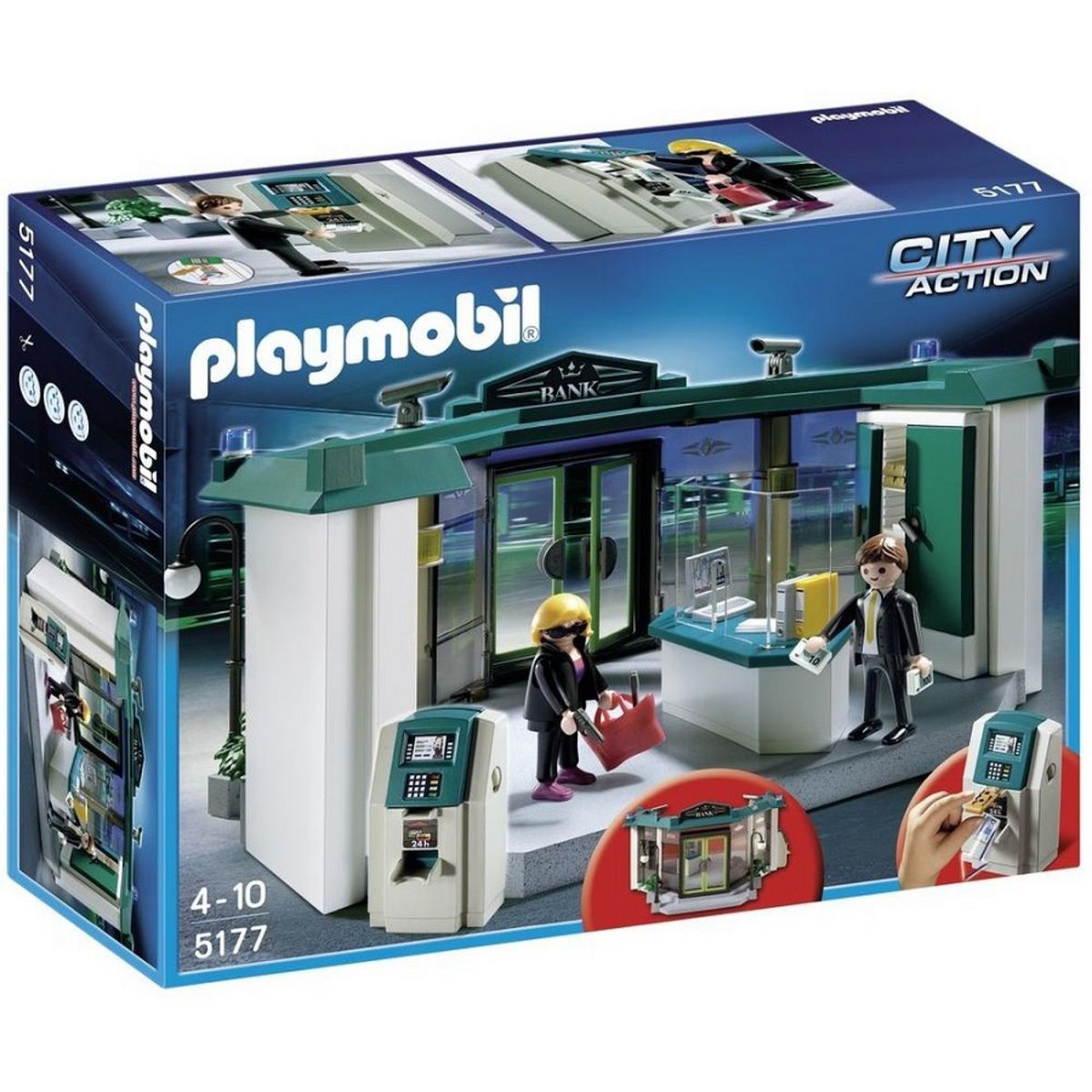 PLAYMOBIL 5177 Banque avec distributeur de billets