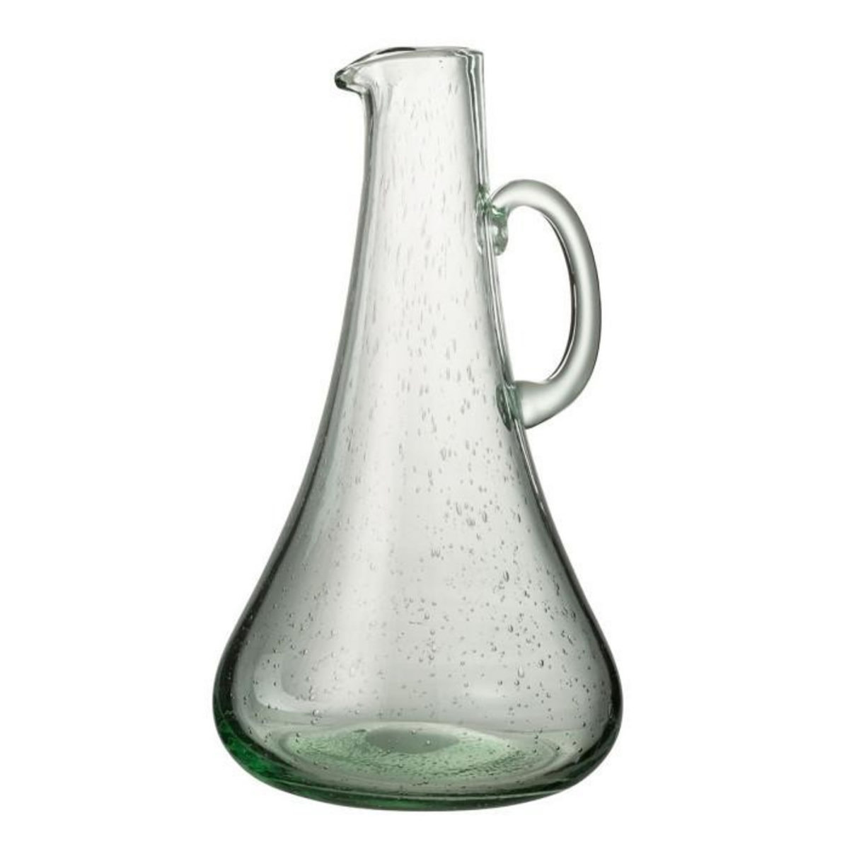 Paris Prix Carafe Design en Verre  Thelma  34cm Vert