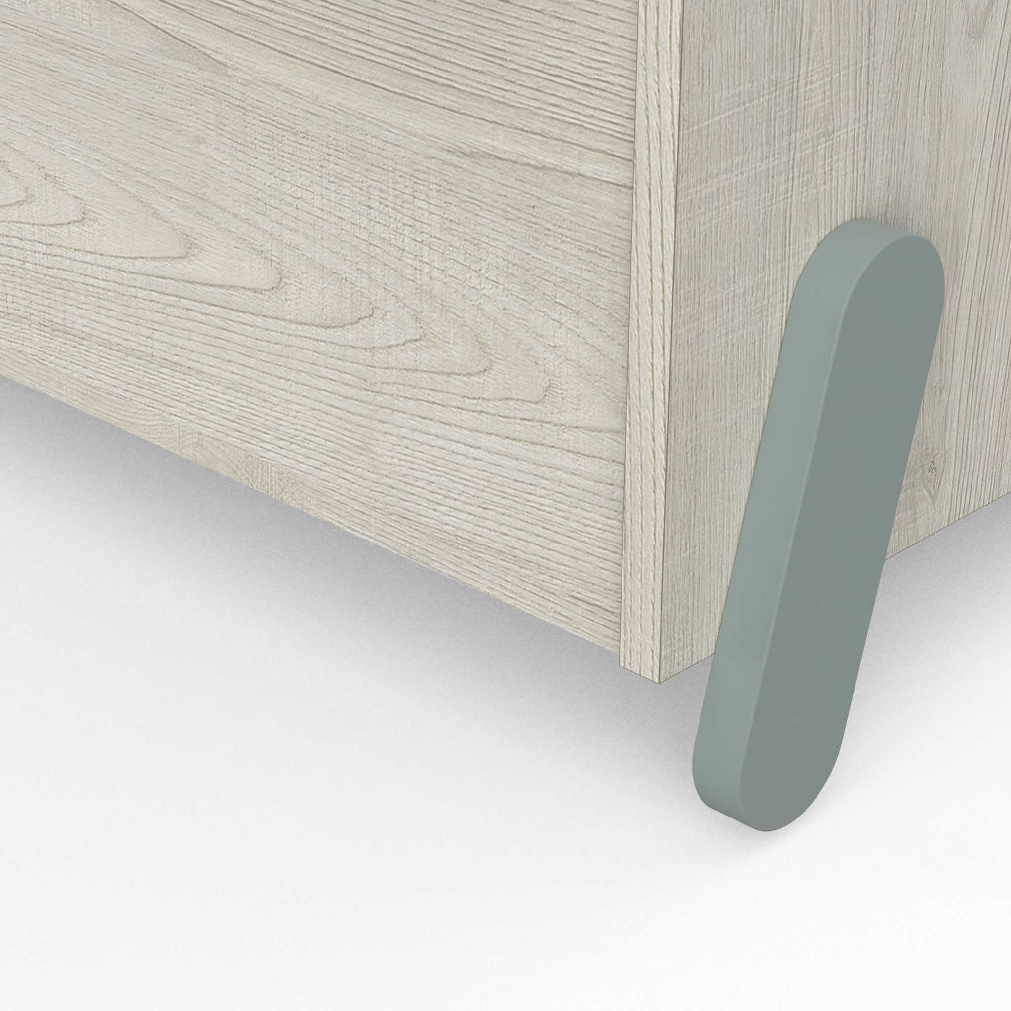 Voir la diapositive 3 : Commode enfant 1 niches 2 tiroirs L73cm NOLAN