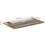 Voir la diapositive 6 : VIDAXL Dessus de table rectangulaire 60x100 cm 25-27 mm Bois recupere