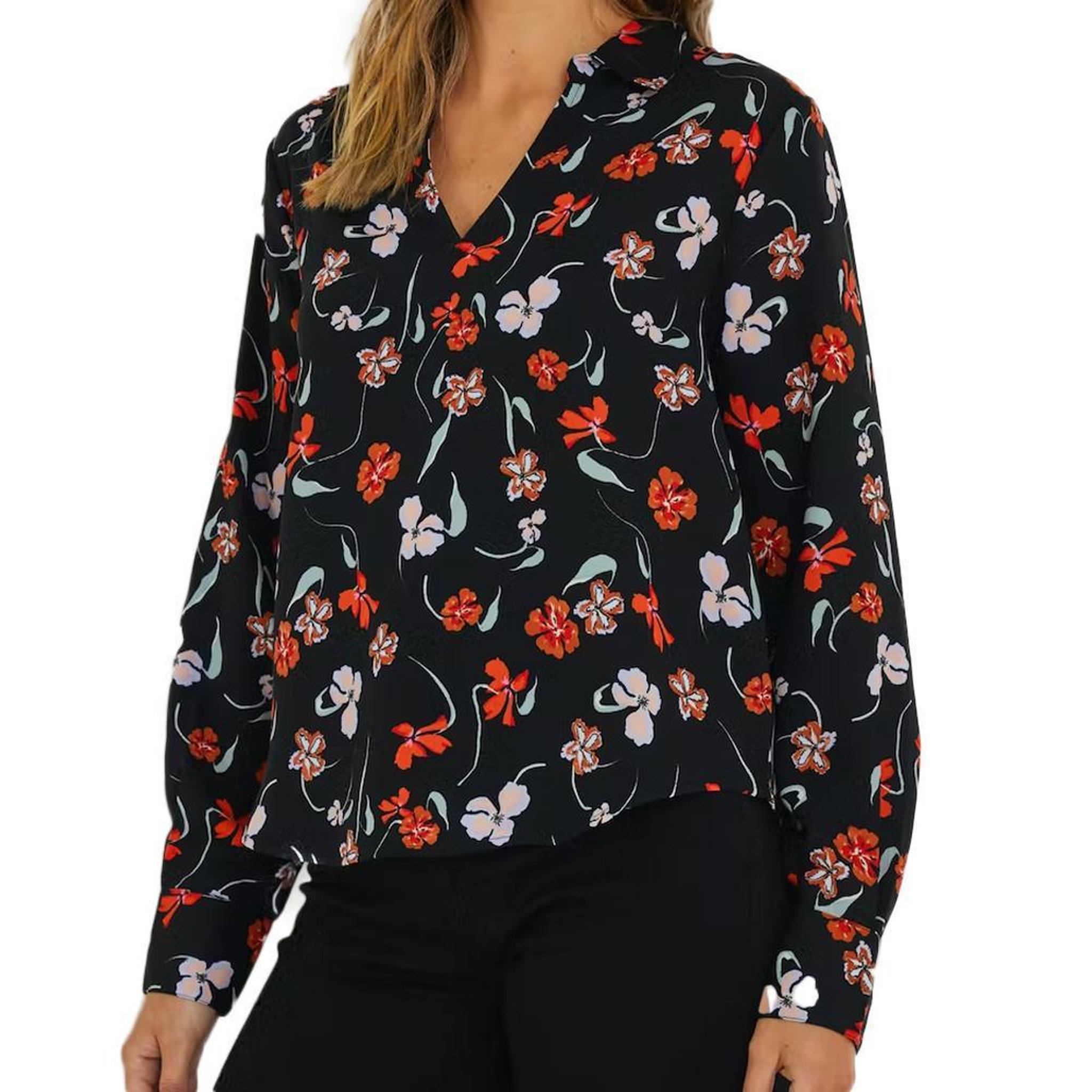 Voir la diapositive 1 : JACQUELINE DE YONG Blouse  à fleurs Femme JDY Edith