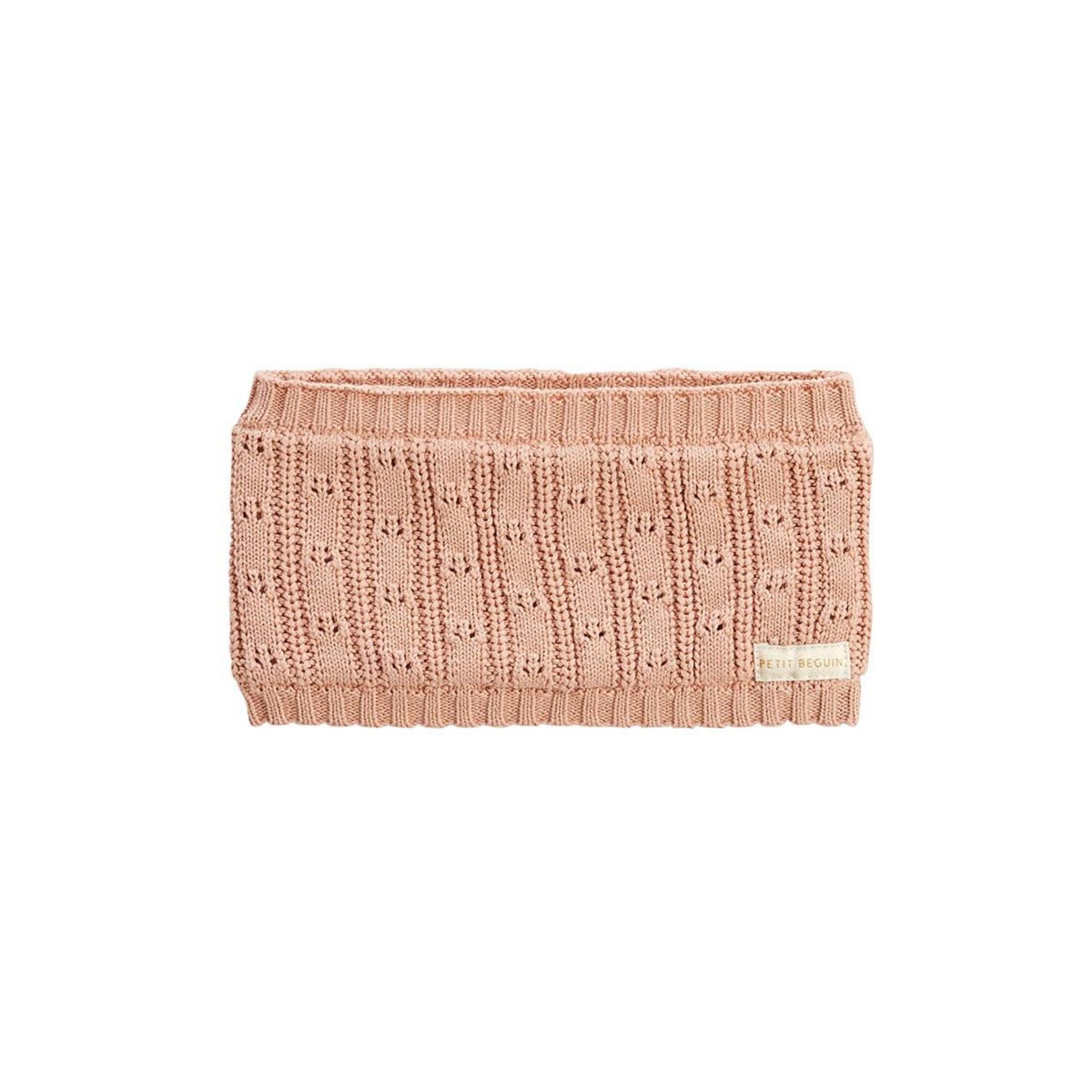 Petit Béguin Ensemble bonnet, moufles et cache-cou enfant en tricot Esmée