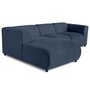Voir la diapositive 2 : LISA DESIGN Suaro - canapé modulable d'angle gauche 4 places en tissu texturé