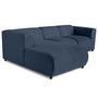 Voir la diapositive 2 : LISA DESIGN Suaro - canapé modulable d'angle gauche 4 places en tissu texturé