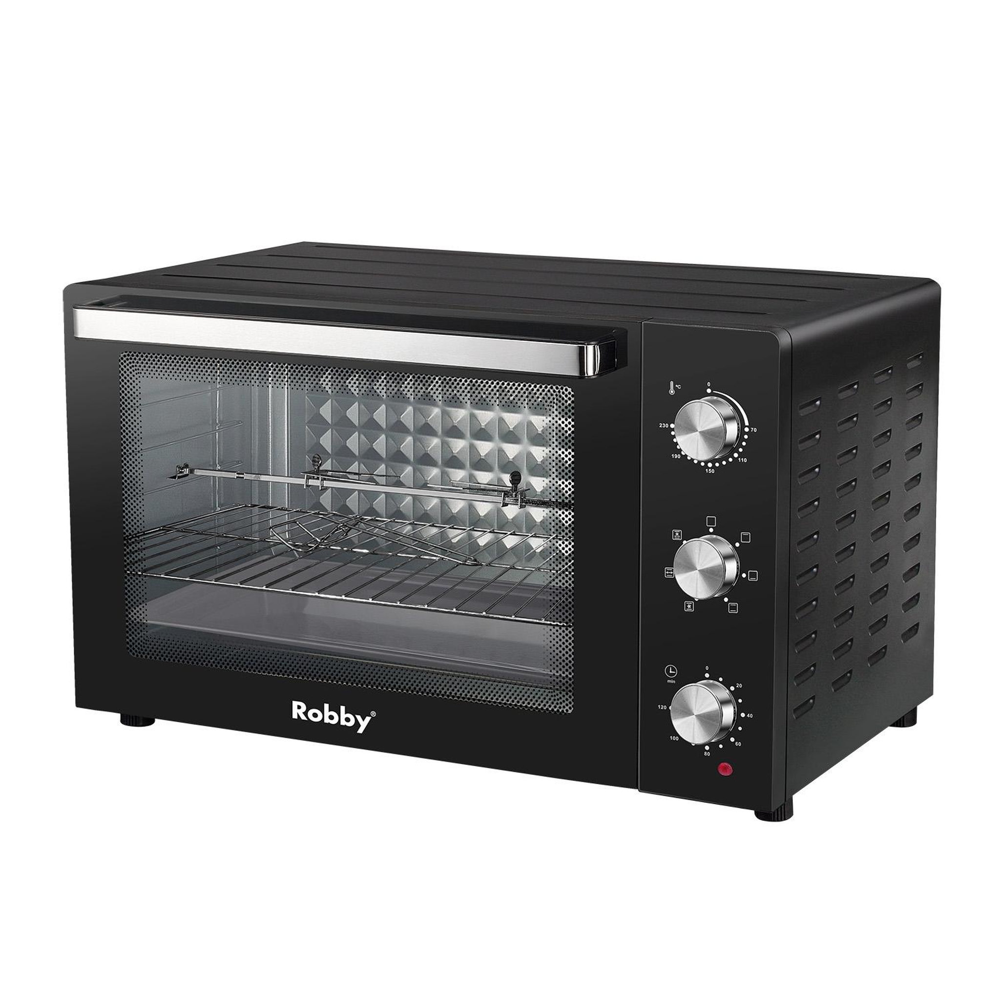 Voir la diapositive 3 : Robby Four chaleur tournante 80l 2400w - ROMFT80B
