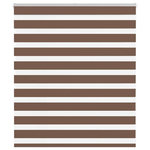 VIDAXL Store zebre marron 120x100cm largeur du tissu 115,9cm polyester