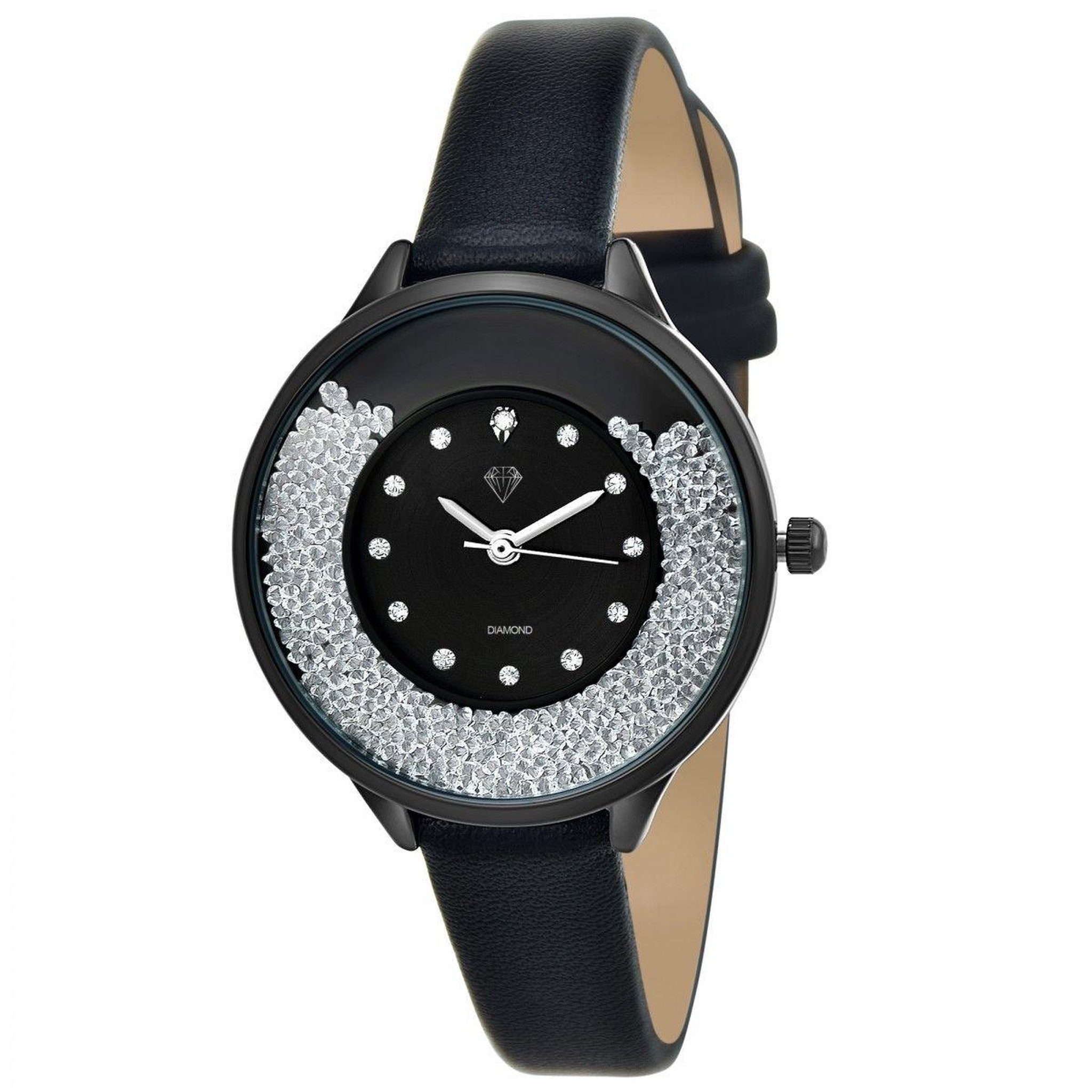 SC CRYSTAL Montre Aurélie élégante SC Crystal ornée d'un véritable diamant blanc