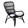 Voir la diapositive 2 : Paris Prix Fauteuil de Jardin en Rotin  Ella  131cm Noir