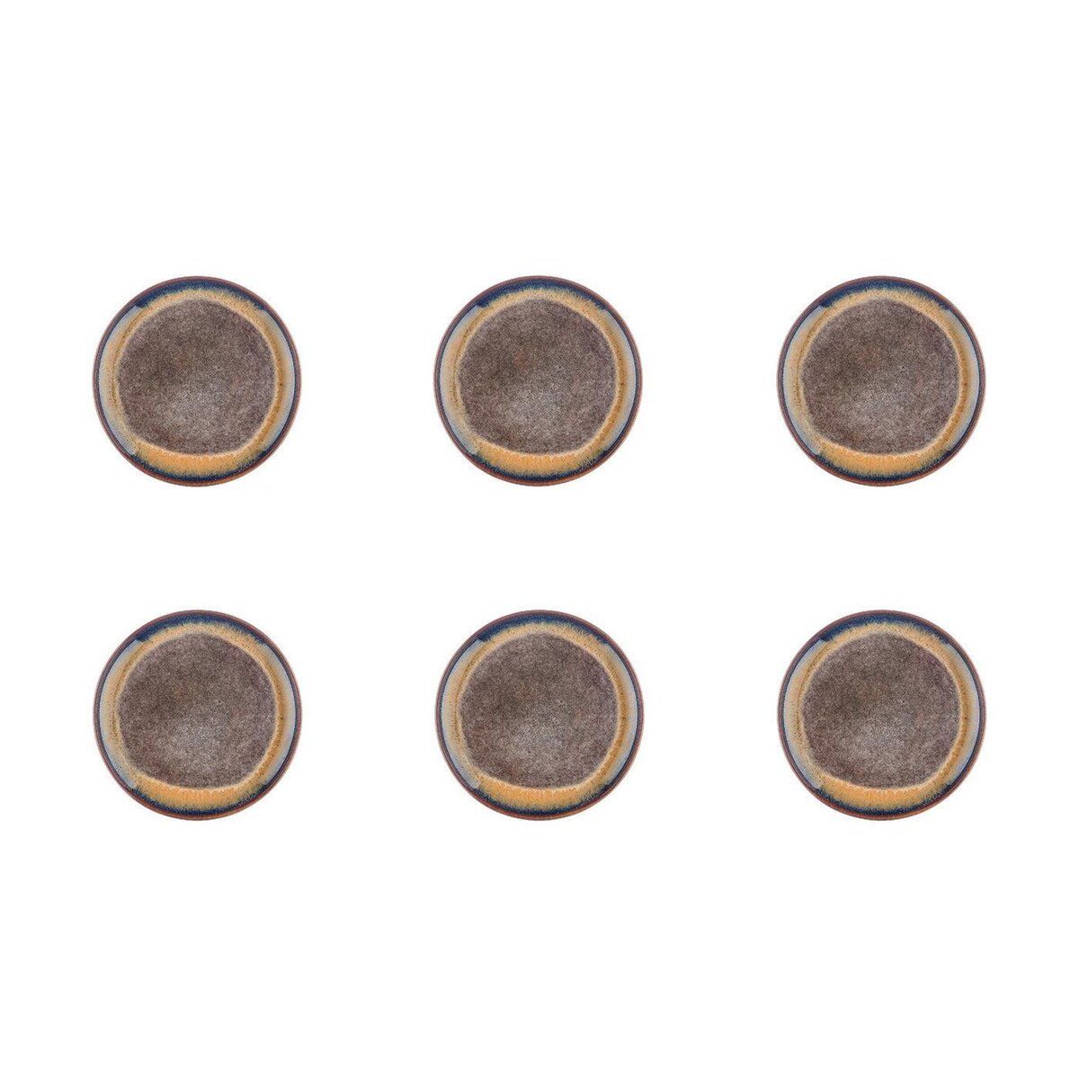 BJORN Assiette GENESIS Ø16,5cm - 6 pièces - Basalte