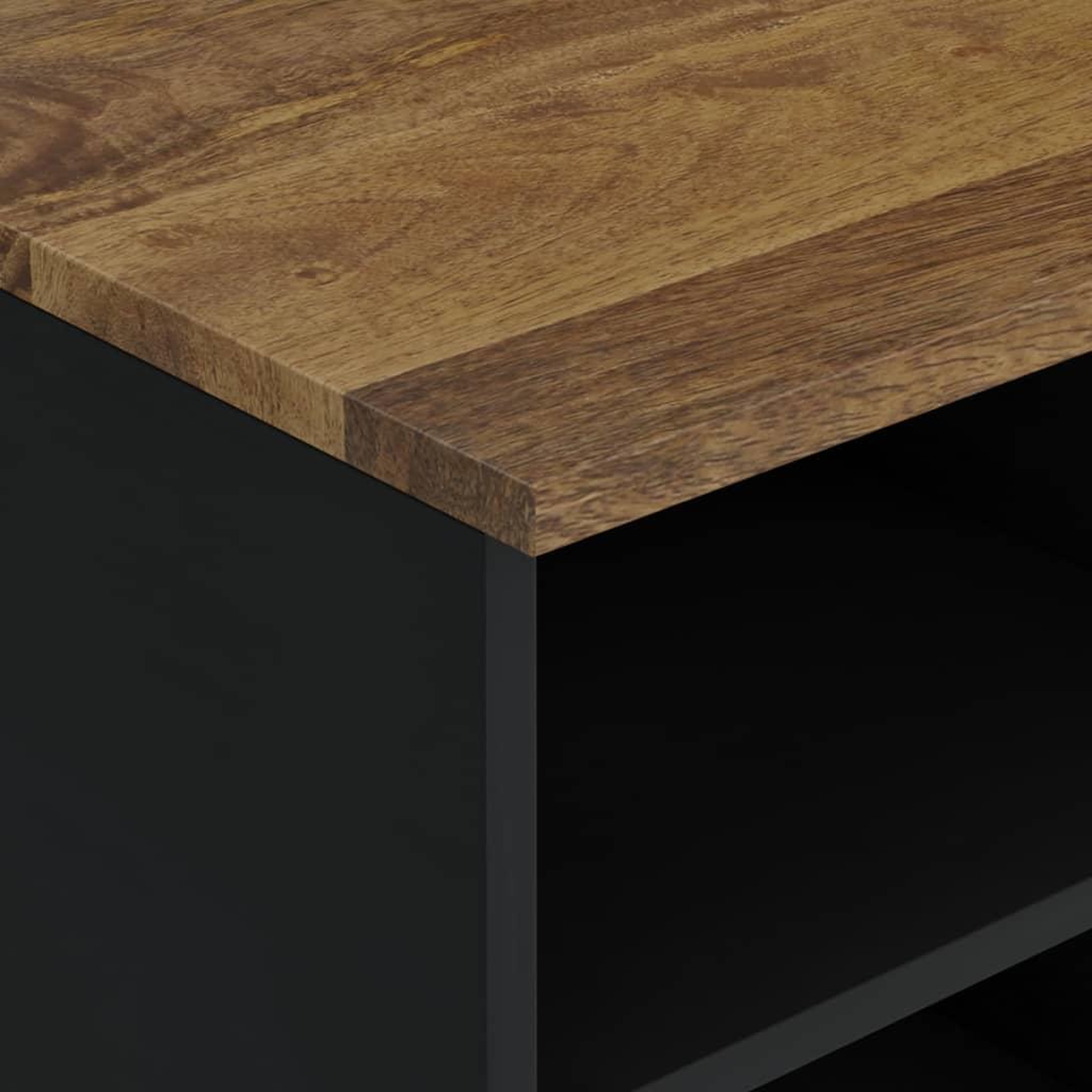 Voir la diapositive 5 : VIDAXL Meuble TV 100x33x46 cm bois de manguier et d'ingenierie