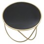 Voir la diapositive 3 : Paris Prix Table Basse Design  Ring  60cm Noir & Or