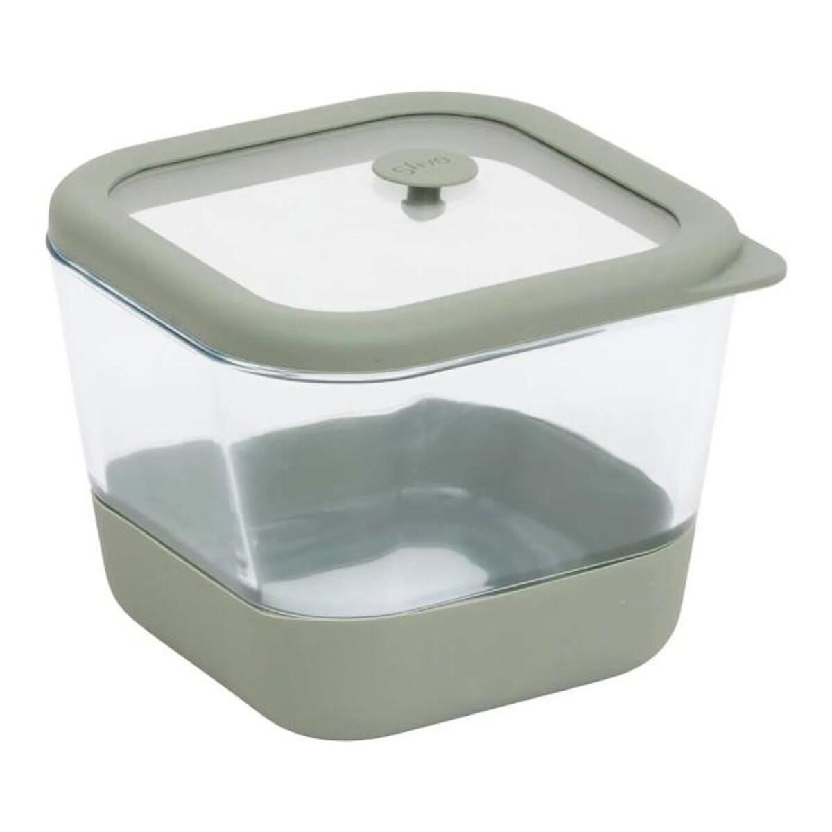 FIVE Boîte de Conservation Hermétique  Siliglass  0,8L Gris