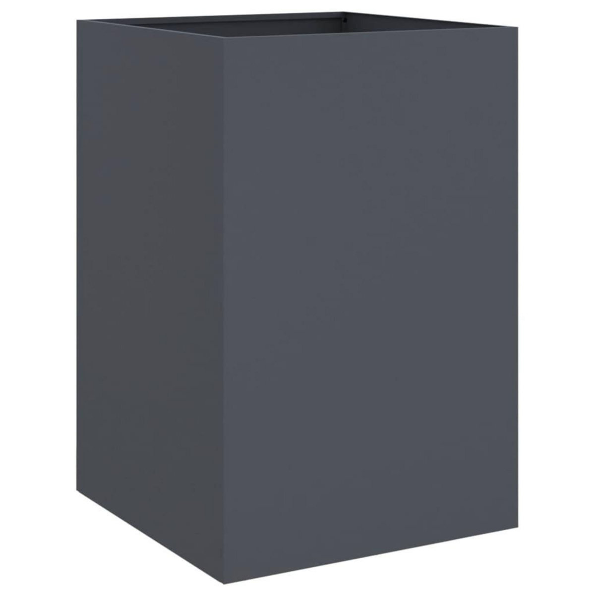 VIDAXL Jardiniere anthracite 52x48x75 cm acier
