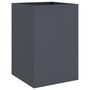 Voir la diapositive 2 : VIDAXL Jardiniere anthracite 52x48x75 cm acier