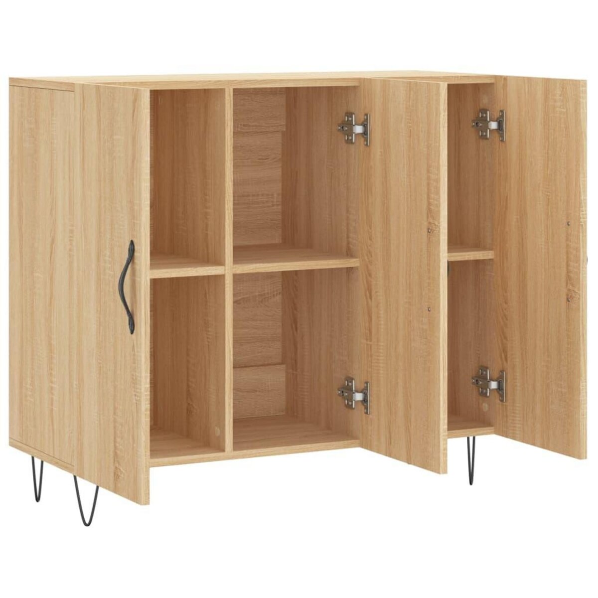 VIDAXL Buffet chene sonoma 90x34x80 cm bois d'ingenierie