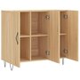 Voir la diapositive 5 : VIDAXL Buffet chene sonoma 90x34x80 cm bois d'ingenierie