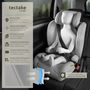 Voir la diapositive 2 : tectake Siège auto norme i-size et base isofix avec protection contre les chocs latéraux gris clair