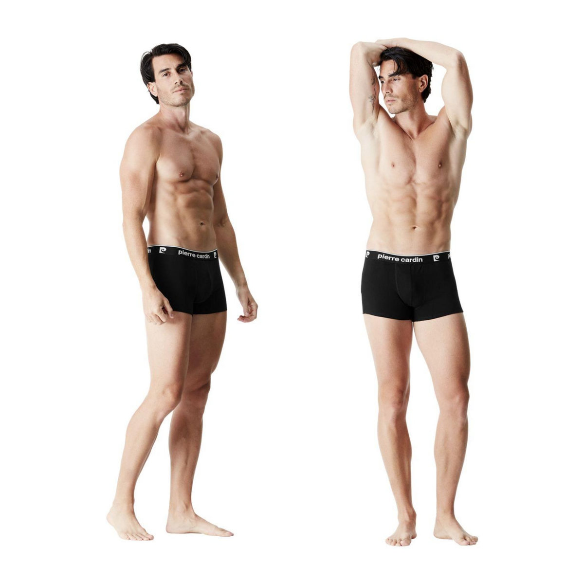 PIERRE CARDIN Lot de 4 boxers homme en coton Basic