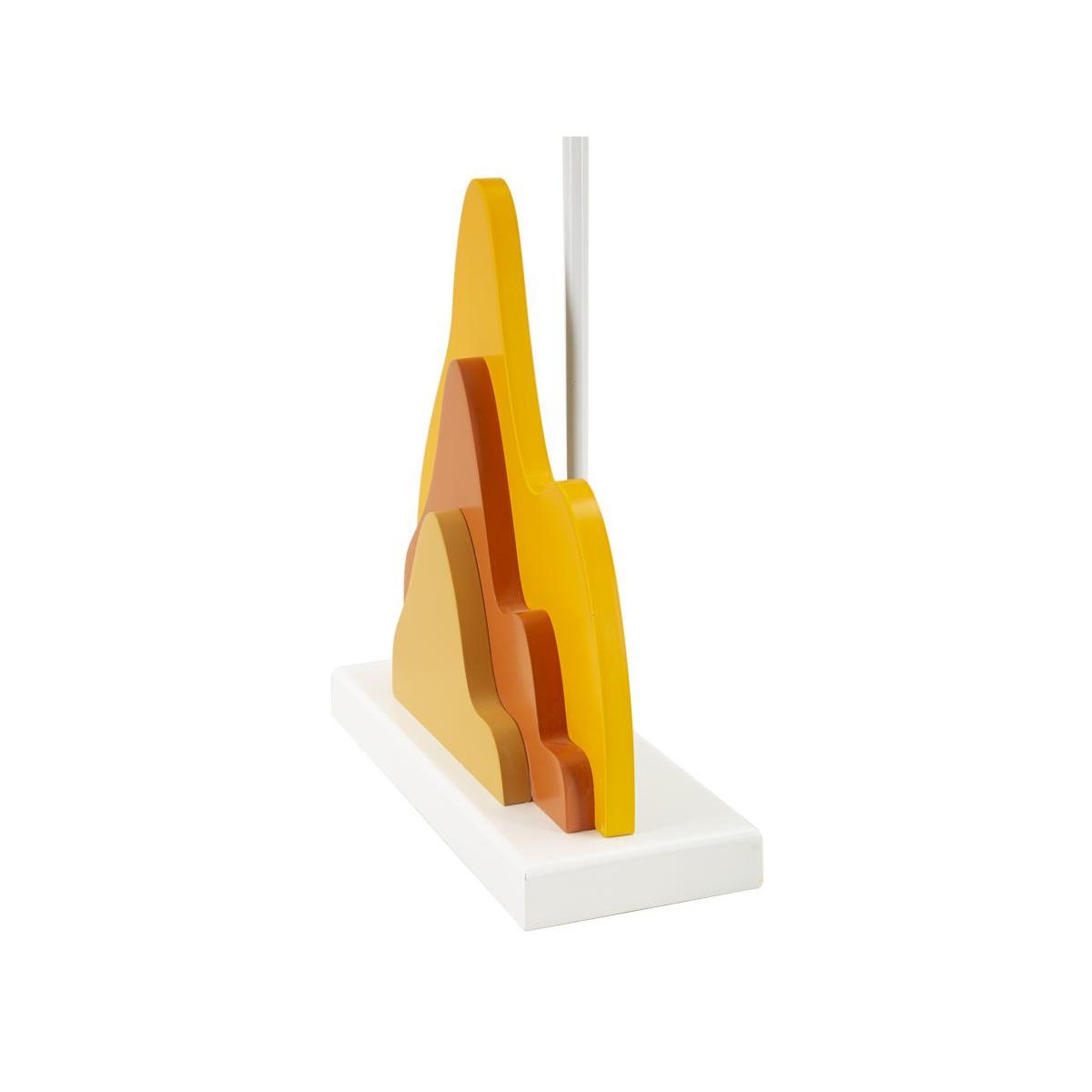 Voir la diapositive 5 : Paris Prix Lampe à poser déco  flamme  57cm multicolore