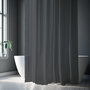 Voir la diapositive 2 : GUY LEVASSEUR Rideau de douche uni en polyester ESSENTIEL