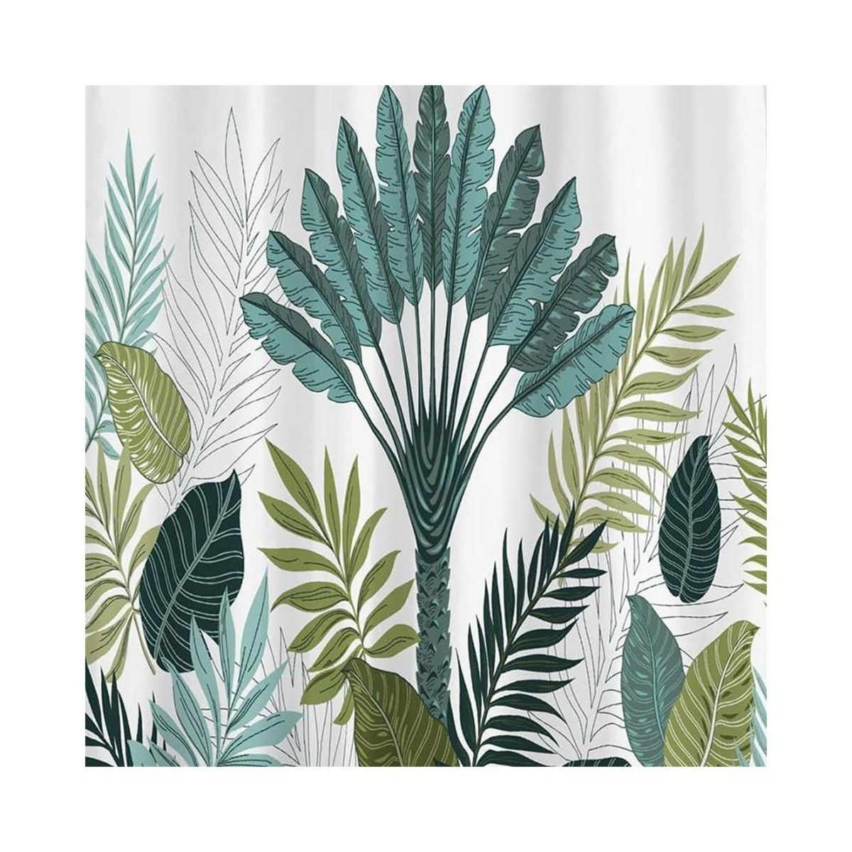 Douceur d'Intérieur Rideau de douche 180x200 Panazio