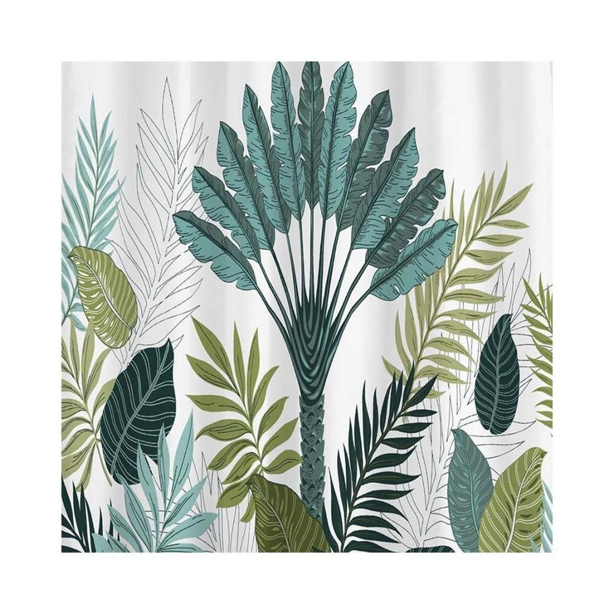 Douceur d'Intérieur Rideau de douche 180x200 Panazio