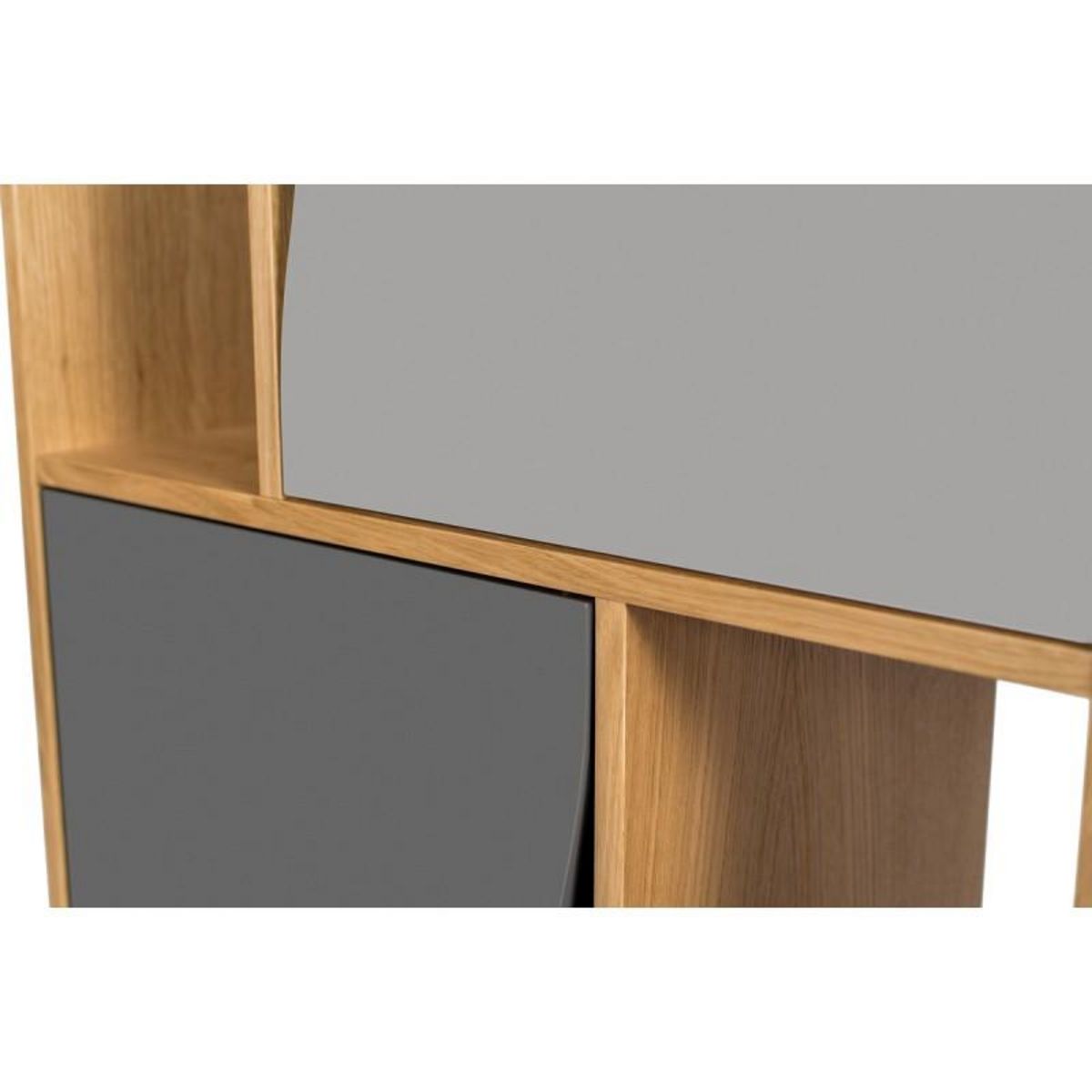 Paris Prix Bibliothèque Design  Avon  191cm Chêne & Gris