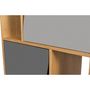 Voir la diapositive 5 : Paris Prix Bibliothèque Design  Avon  191cm Chêne & Gris