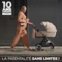 Voir la diapositive 2 : KINDERKRAFT Poussette 2 en 1 avec nacelle YOXI, roues anti-crevaison et accessoires