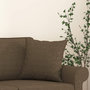 Voir la diapositive 5 : VIDAXL Coussins decoratifs lot de 2 Marron 40x40 cm Tissu