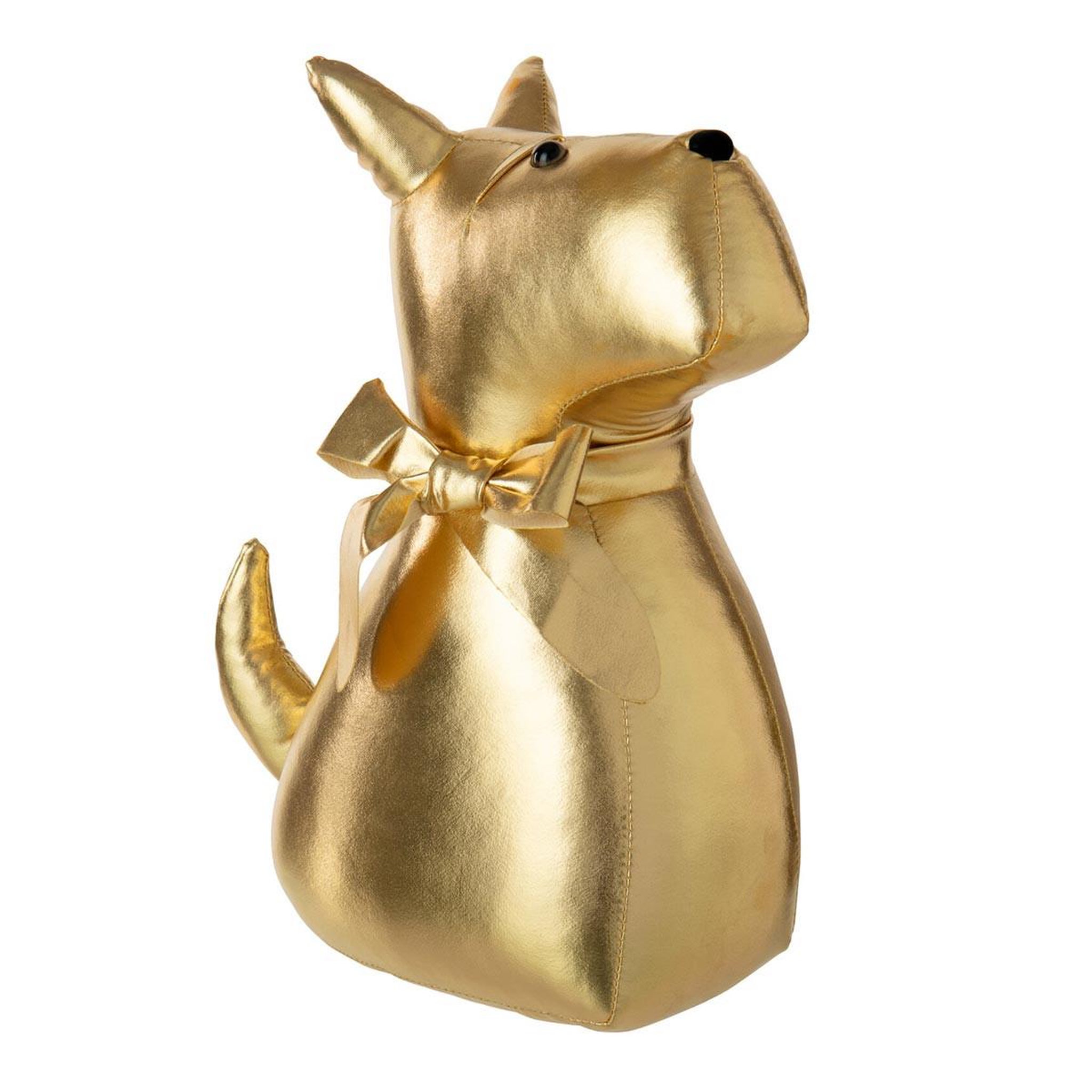 J-LINE Cale-porte chien  anouk  34cm doré