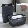 Voir la diapositive 5 : CURVER Curver Panier a linge Style 45 L Anthracite